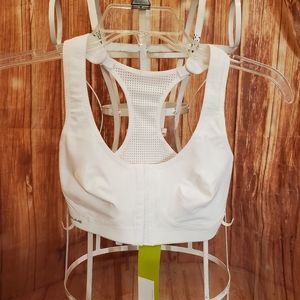 Pure Lime  White Support Bra 0092 Sz 30B